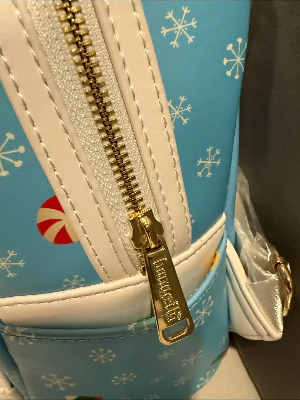 Loungefly Light Blue Elf Mini Backpack and Zip Wallet Set